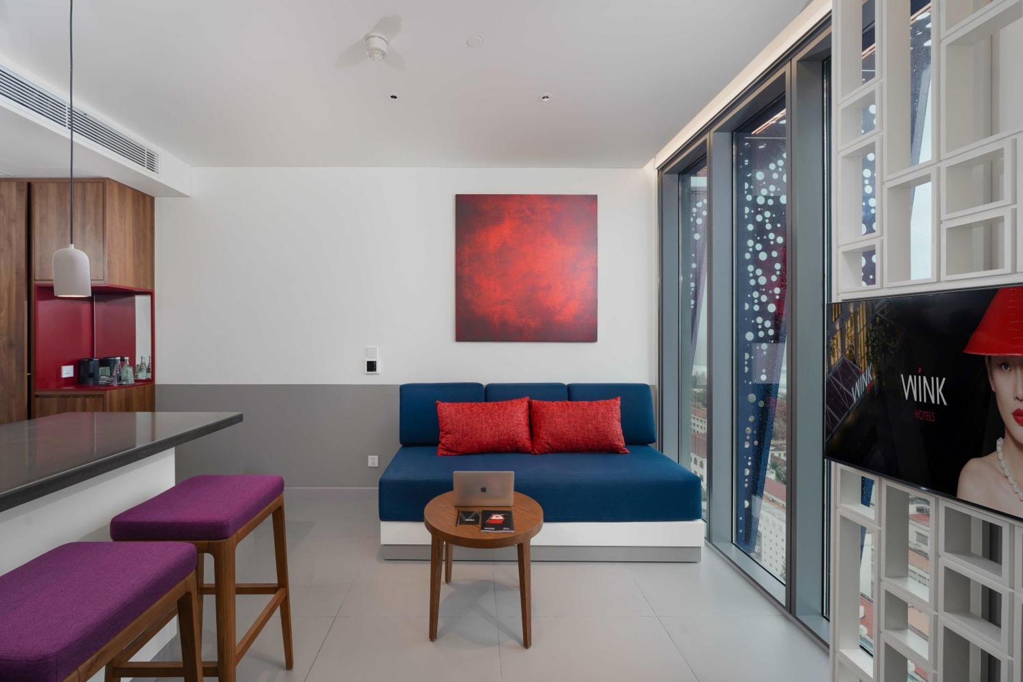 Wink Icon Hotel Danang Riverside - Luxury Suites - 24Hrs Stay & Rooftop Pool Bar Dış mekan fotoğraf